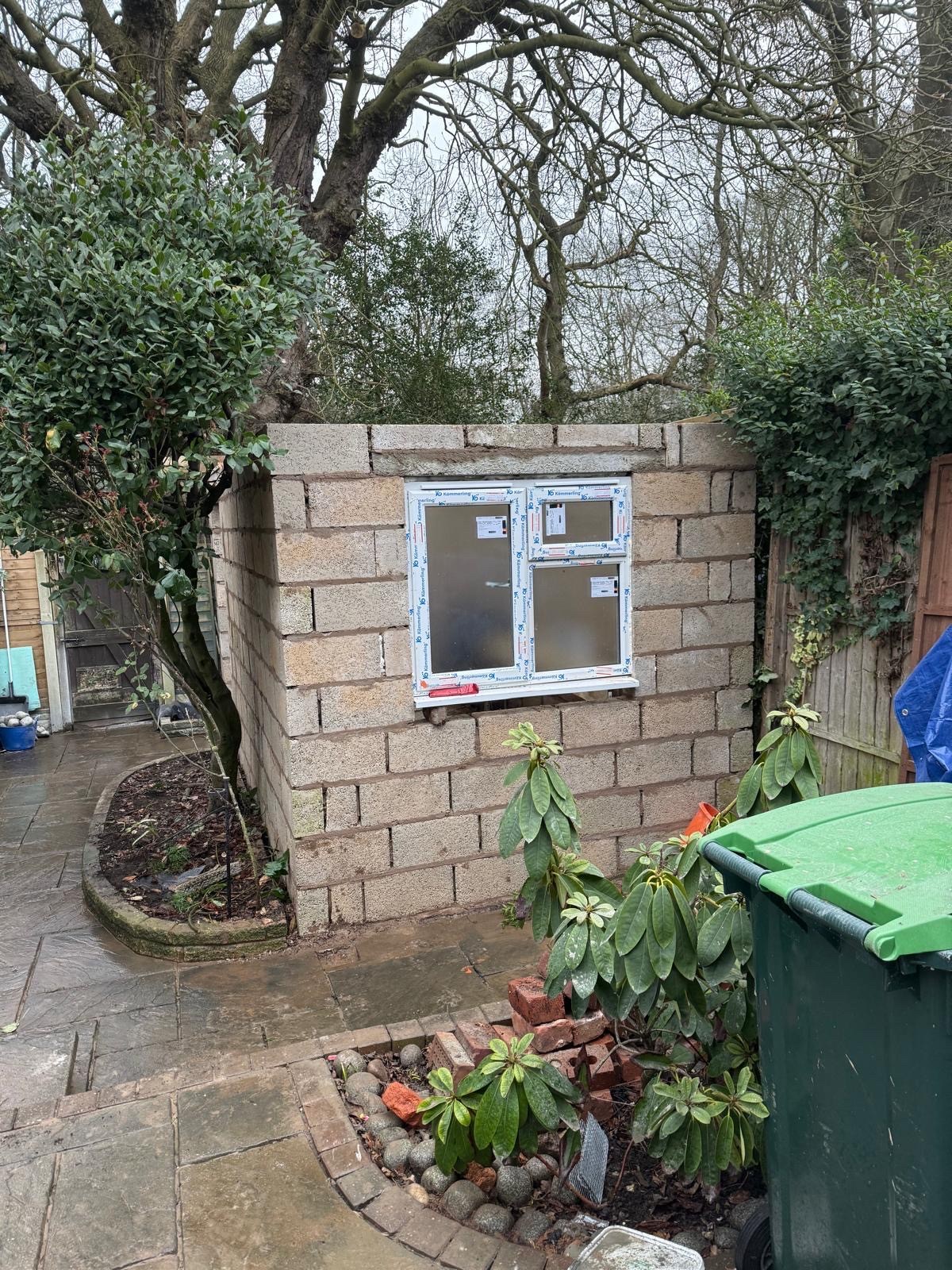 Ozz outhouse project, build stage 3 of 5